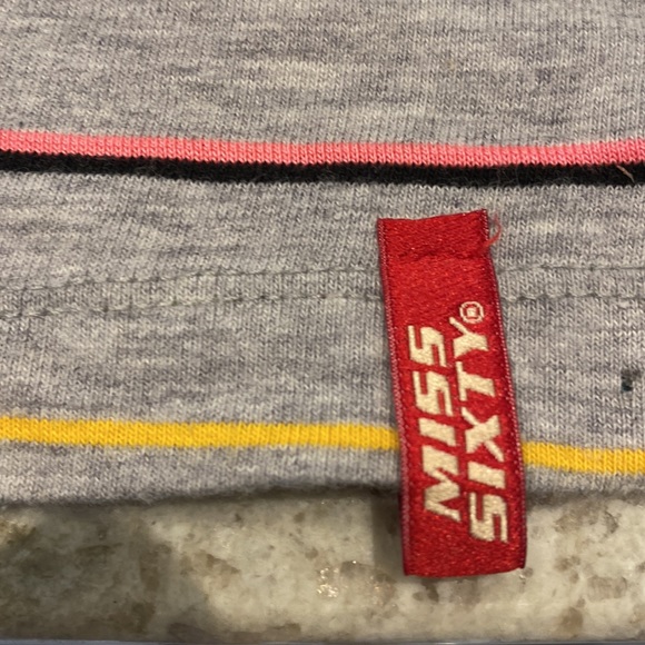 MISS SIXTY Deep V-neck Crop Halter Tie Up Top Medium Britney Spears - Picture 5 of 9